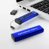 iStorage datAshur PRO+C 512GB | FIPS 140-3 Level 3 sertifikuotas | Saugus USB Type-C diskas | AES-XTS 256 bitų aparatinė šifravimas | PIN apsauga | su Type C-A adapteriu