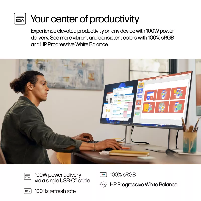 HP Series 5 Pro 27 colio QHD USB-C monitorius - 527pu