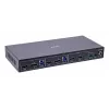 InLine 57885G InLine KVM perjungiklis, 2 kanalų, HDMI ir DP, dviejų monitorių, 4K60Hz, USB šakotuvas, juodas