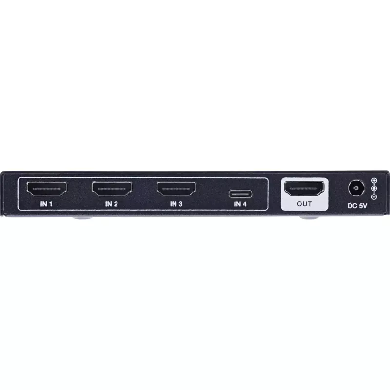 InLine 57885B vaizdo jungiklis HDMI su USB-C