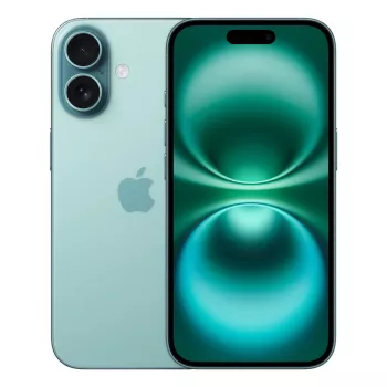 Išmanusis telefonas Apple iPhone 16 — 6,1 colio (15,5 cm), A18, 128 GB, Dual SIM, 48 MP dvigala galinė, Teal