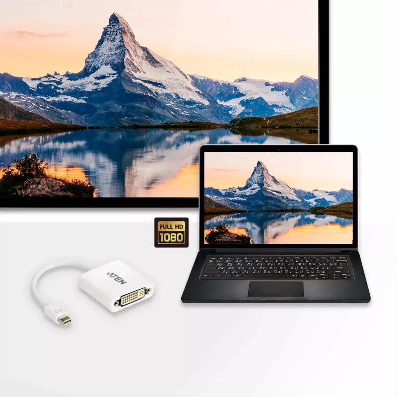 Mini DisplayPort į DVI keitiklis ATEN VC960-AT