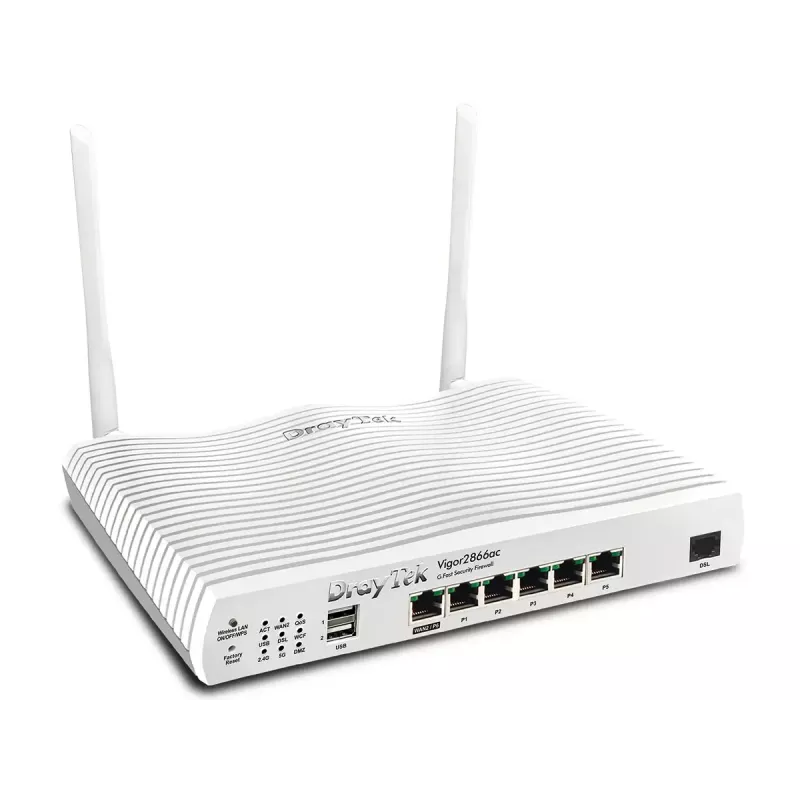 Stalininis maršrutizatorius DrayTek Vigor 2866AX dviejų juostų Wi-Fi 6