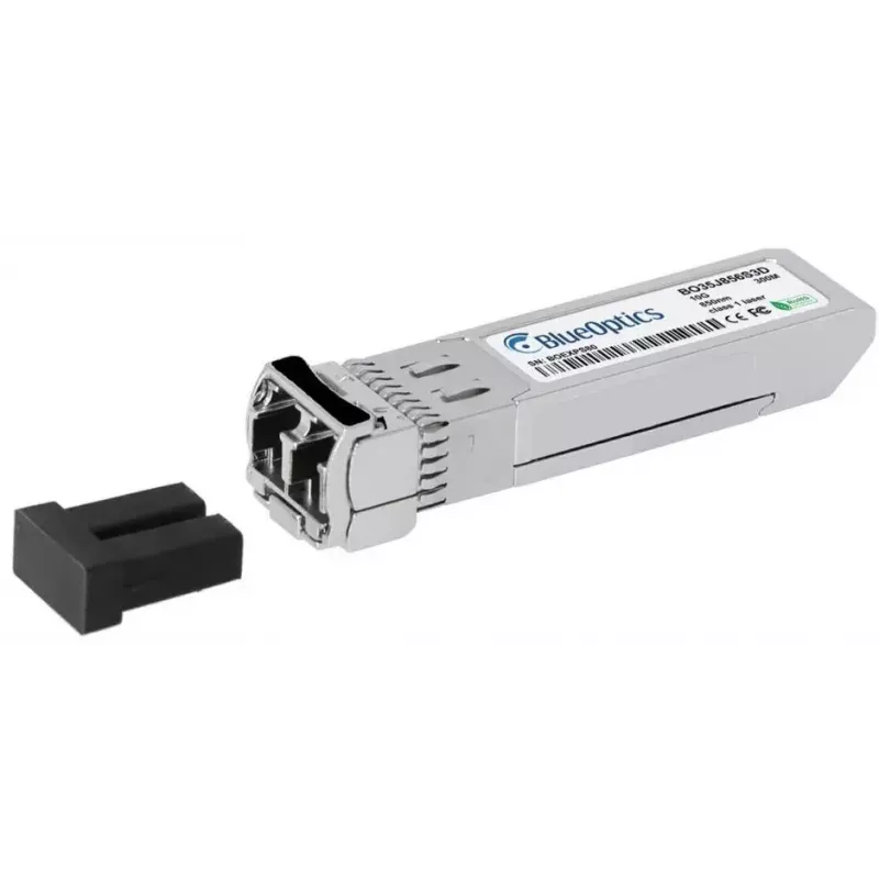 SFP+ siųstuvas-imtuvas BlueOptics E10GSFPSR-BO 10 Gbps 850 nm LC 300 m sidabrinis