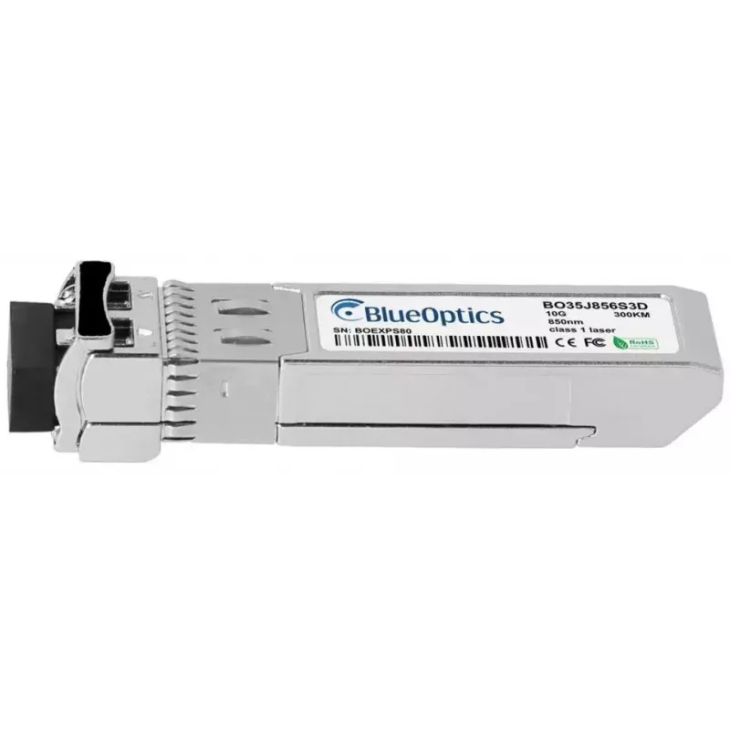 SFP+ siųstuvas-imtuvas BlueOptics E10GSFPSR-BO 10 Gbps 850 nm LC 300 m sidabrinis