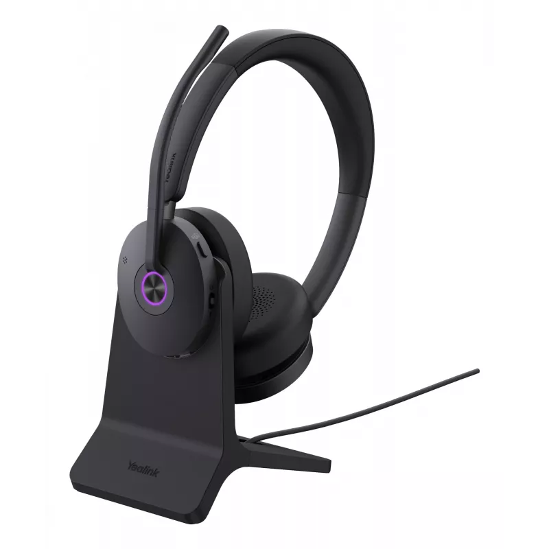 Antausinė ausinė Yealink BH74 Teams USB-C/A su stovu — Microsoft Teams, vienos ausies, laidinė jungtis