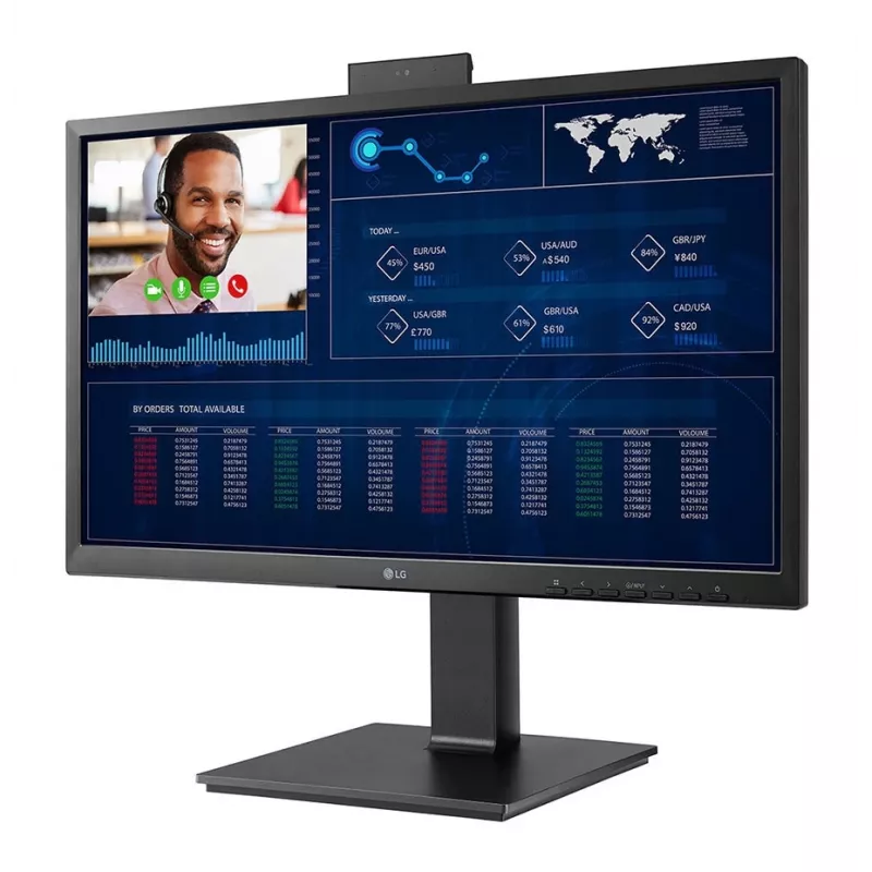 LG 24CQ651I-6P plonasis klientas: 23,8 colio 1920 x 1080, Pentium N6005, 8 GB / 16 GB eMMC