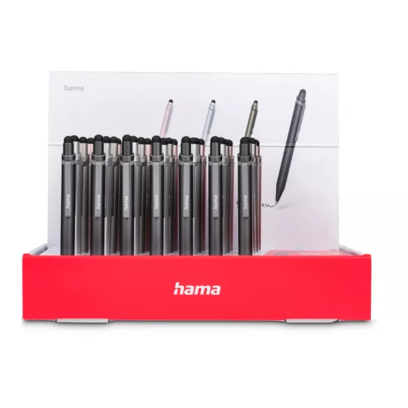 Hama Mini rašiklis planšetei, 2-in-1, antracitas, pilka, rožinis auksas, sidabrinė