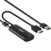 HDMI į USB Type-C keitiklis Lindy 43423 su USB maitinimo įvadu, 0,2 m kabelis, HDMI + USB-C jungtys