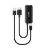 HDMI į USB Type-C keitiklis Lindy 43423 su USB maitinimo įvadu, 0,2 m kabelis, HDMI + USB-C jungtys