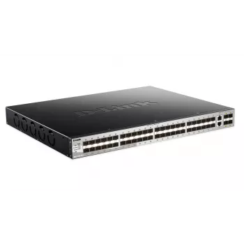D-Link DGS-3130-54S valdomas L3 jungiklis, juodas, pilkas