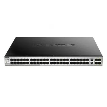 D-Link DGS-3130-54S valdomas L3 jungiklis, juodas, pilkas