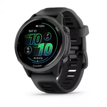 Išmanusis laikrodis GARMIN Forerunner 570 42 mm AMOLED 1,2 colio 390×390 jutiklinis ekranas Wi‑Fi GPS juodas