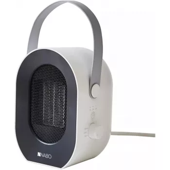 Elektrinis ventiliatorinis šildytuvas NABO HT 650, 650 W, vidaus patalpoms, baltas
