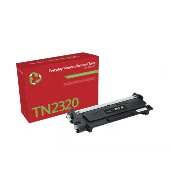 Atgamintas kasetė „Everyday™ Mono Remanufactured Toner by Xerox“, skirta Brother TN2320, didelės talpos