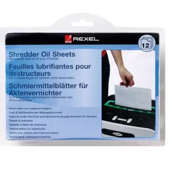 Rexel Shredder Oil Sheets pakuotė po 20 vnt.