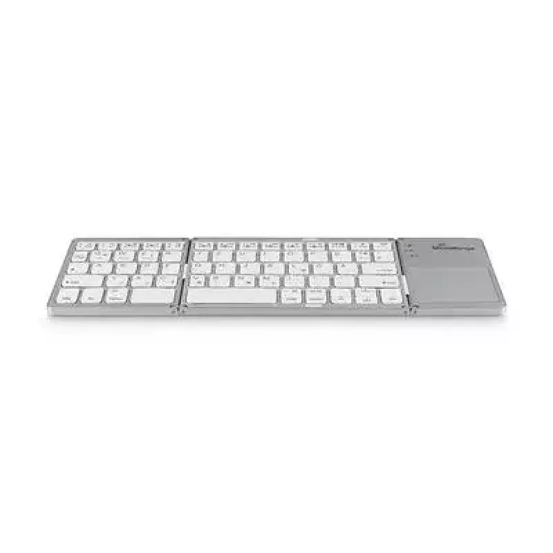 Klaviatūra MediaRange MROS133 Office Bluetooth QWERTZ vokiška šveicariška sidabrinė