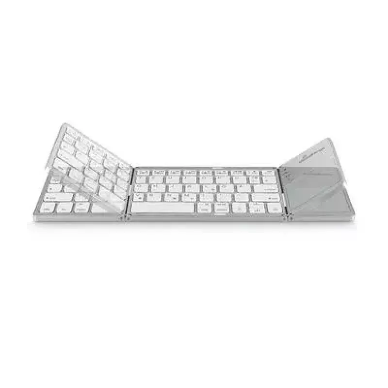 Klaviatūra MediaRange MROS133 Office Bluetooth QWERTZ vokiška šveicariška sidabrinė
