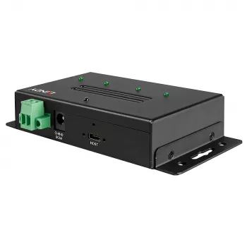 USB šakotuvas Lindy 4 prievadų USB 3.2 Gen 2 Type C metalinis korpusas