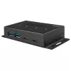 USB šakotuvas Lindy 4 prievadų USB 3.2 Gen 2 Type C metalinis korpusas