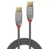 Lindy 36627 USB 3.2 Gen 1 (3.1 Gen 1) laidas USB A – USB A 2 m pilka