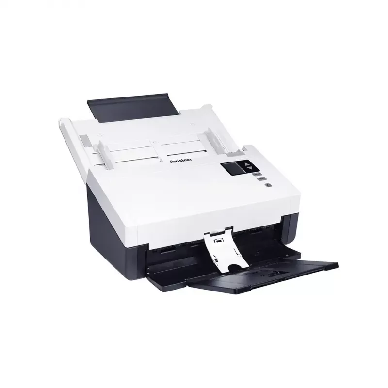 ADF skaitytuvas Avision AD345GN – A4, 1200 x 1200 DPI, dvipusis, 100 lapų ADF, CIS, baltas