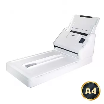 Avision AD340GFN plokščiasis ir ADF skaitytuvas, 1200 x 1200 DPI, A4, 50 lapų ADF, dvipusis, baltas