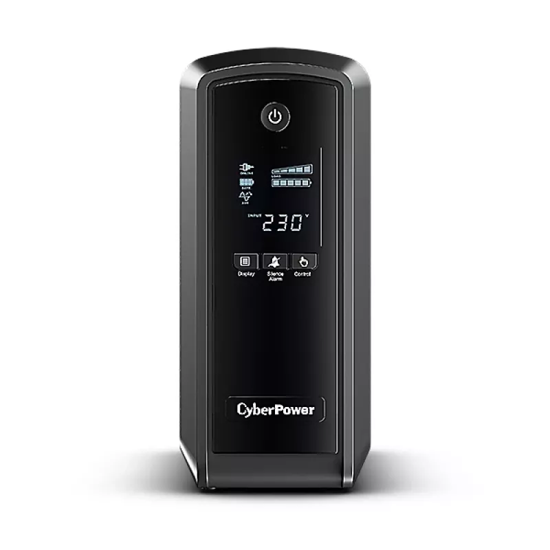 Nepertraukiamo maitinimo šaltinis CyberPower CP550EPFCLCD, linijinis-interaktyvus, 0.55 kVA, 350 W, 6 AC lizdai