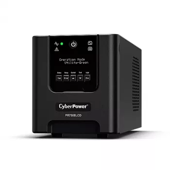 Nepertraukiamo maitinimo šaltinis CyberPower PR750ELCDGR linijinis interaktyvus 0.75 kVA 675 W 4 AC lizdai
