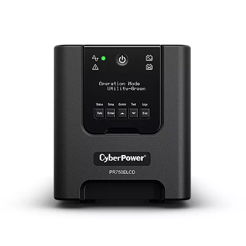 Nepertraukiamo maitinimo šaltinis CyberPower PR750ELCDGR linijinis interaktyvus 0.75 kVA 675 W 4 AC lizdai