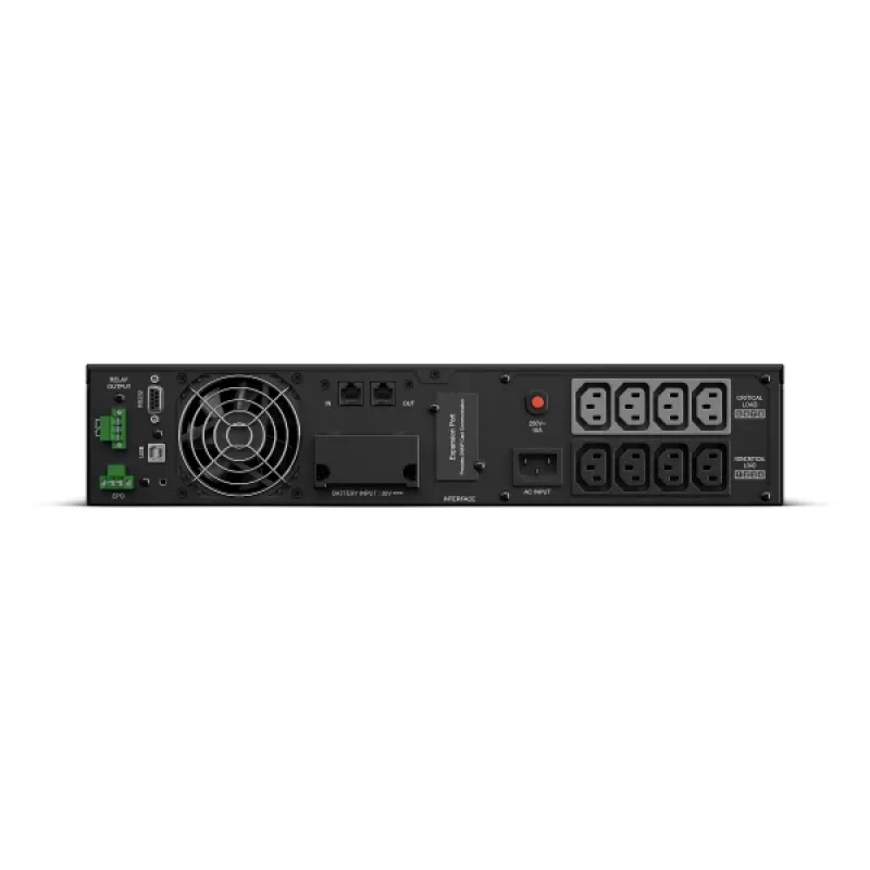 Nepertraukiamo maitinimo šaltinis CyberPower OL1000ERTXL2U, dvigubo keitimo (Online), 1 kVA / 900 W, 8 lizdai