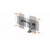 Laikiklis monitoriui Durable 509723 81,3 cm Sieninis Sidabrinis Gnybtas 8 kg