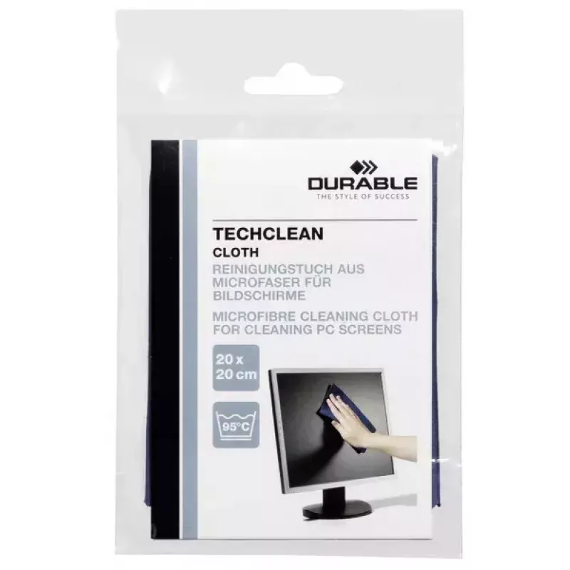 Mikropluošto šluostė Durable TECHCLEAN Blue