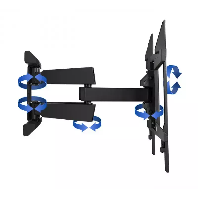 B-Tech Heavy Duty Twin Cantilever Arm sieninis laikiklis plokščiaekraniams televizoriams VESA 800 x 600, maks. 125 kg