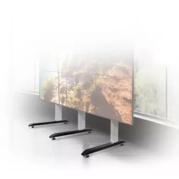 Prie grindų tvirtinamas stovas B-Tech BT8380 juodas metalinis pagrindas 86 mm plotis 950 mm gylis