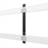 B-Tech SYSTEM X - Dvigubo bėgio tvirtinimo kronšteinas BT8390 - 19 mm nuo sienos