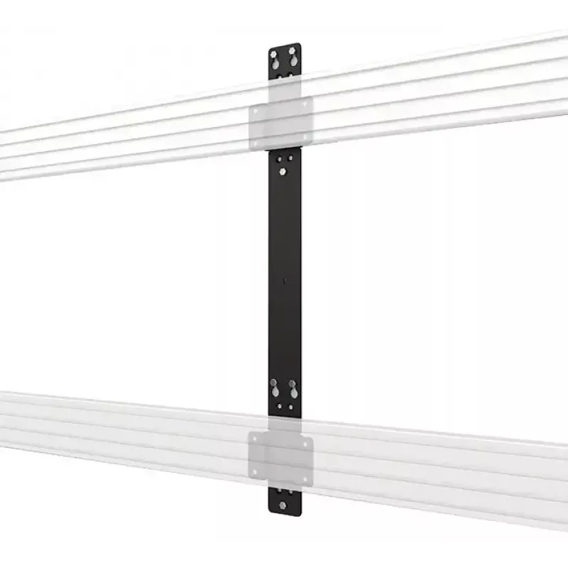 B-Tech SYSTEM X - Dvigubo bėgio tvirtinimo kronšteinas BT8390 - 19 mm nuo sienos