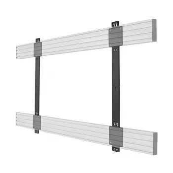 B-Tech SYSTEM X - Dvigubo bėgio tvirtinimo kronšteinas BT8390 - 19 mm nuo sienos