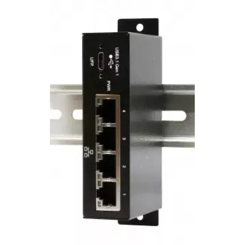 USB 3.2 Gen 1 Type-B sąsajos šakotuvas EXSYS EX-1330M su 4 Gigabit Ethernet prievadais