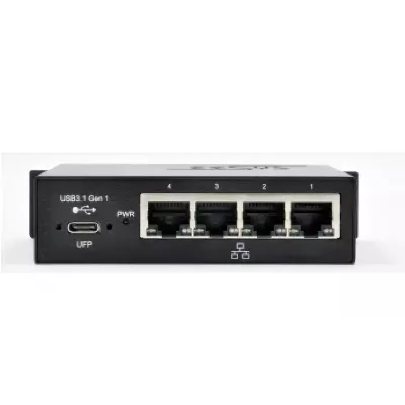 USB 3.2 Gen 1 Type-B sąsajos šakotuvas EXSYS EX-1330M su 4 Gigabit Ethernet prievadais