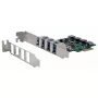 EXSYS EX-11194 4 prievadų USB 3.2 Gen 1 PCIe kortelė su atskiru maitinimu 3A Renesas