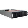 Serverinis korpusas Inter-Tech 3U-3416 Rack Black