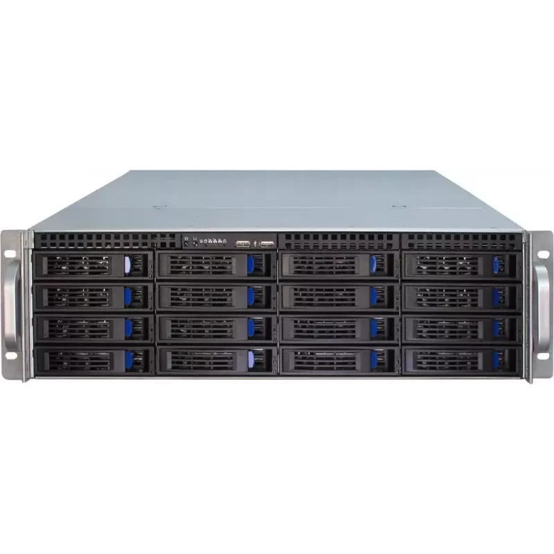 Serverinis korpusas Inter-Tech 3U-3416 Rack Black