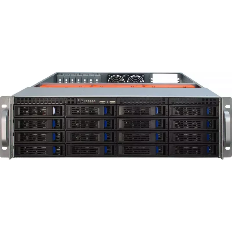 Serverinis korpusas Inter-Tech 3U-3416 Rack Black