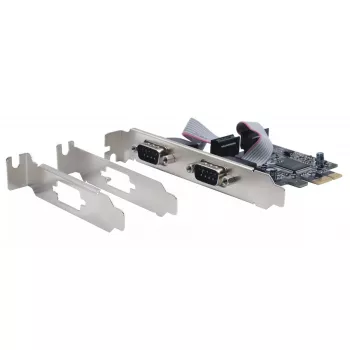 Vidinė nuoseklioji sąsajos plokštė EXSYS EX-46012 PCIe 2xRS-232 ASIX MCS9901CV-CC