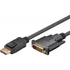 Goobay DisplayPort / DVI-D adapterinis kabelis 1.2 auksuotas 1 m