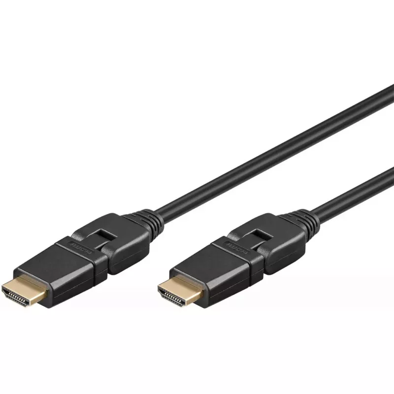HDMI kabelis Wentronic 61292 5 m, Type A kištukas/kištukas, 10.2 Gbit/s, juodas