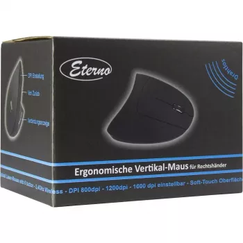 Pelė Inter-Tech KM-206R RF belaidė vertikali optinė