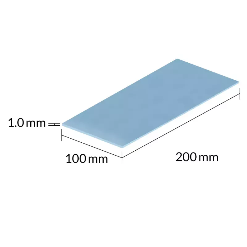 Termo padas ARCTIC TP-3 Premium Performance 200x100 mm 1 mm Mėlynas