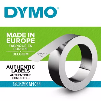DYMO 12 mm nerūdijančio plieno ne lipni juosta žymėjimui